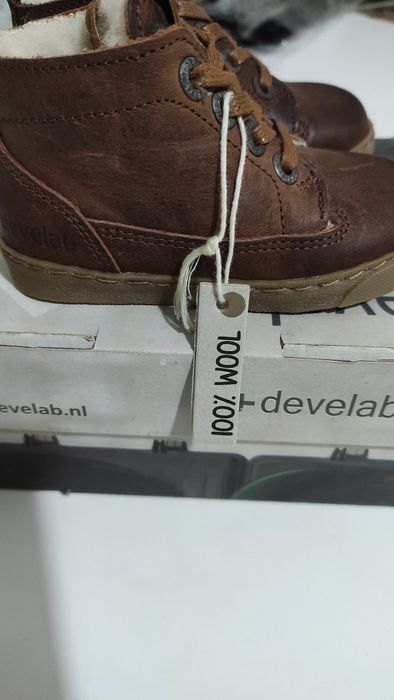 Нови зимни бебешки боти от естествена кожа номер 20