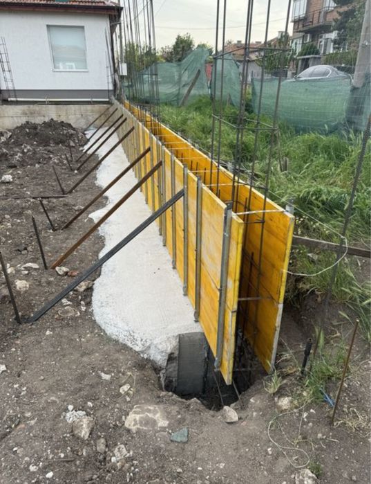 Кофраж и арматура