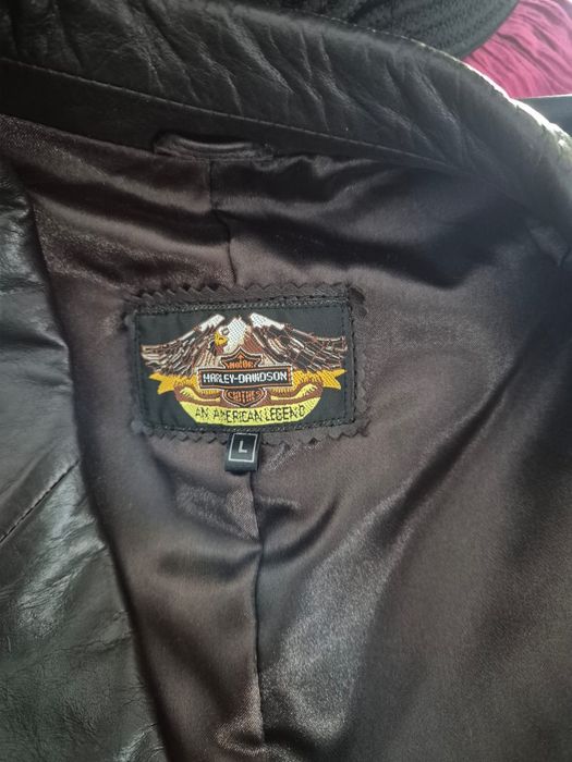 Haina/sacou piele barbateasca Harley Davidson marimea L