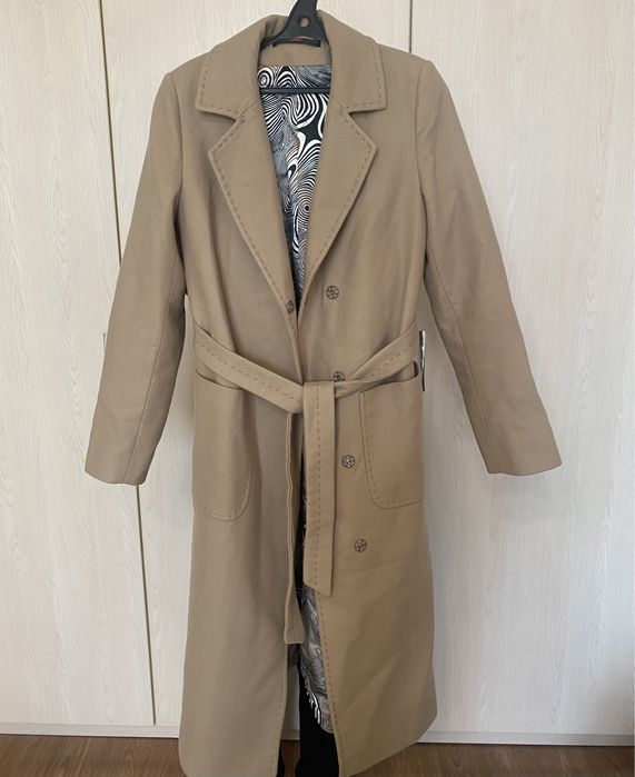 Теплое пальто размера S