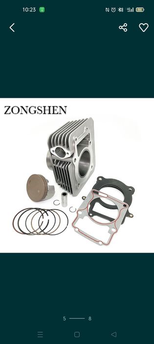 Zongshen бигбор для 172fmm. 75мм поршень