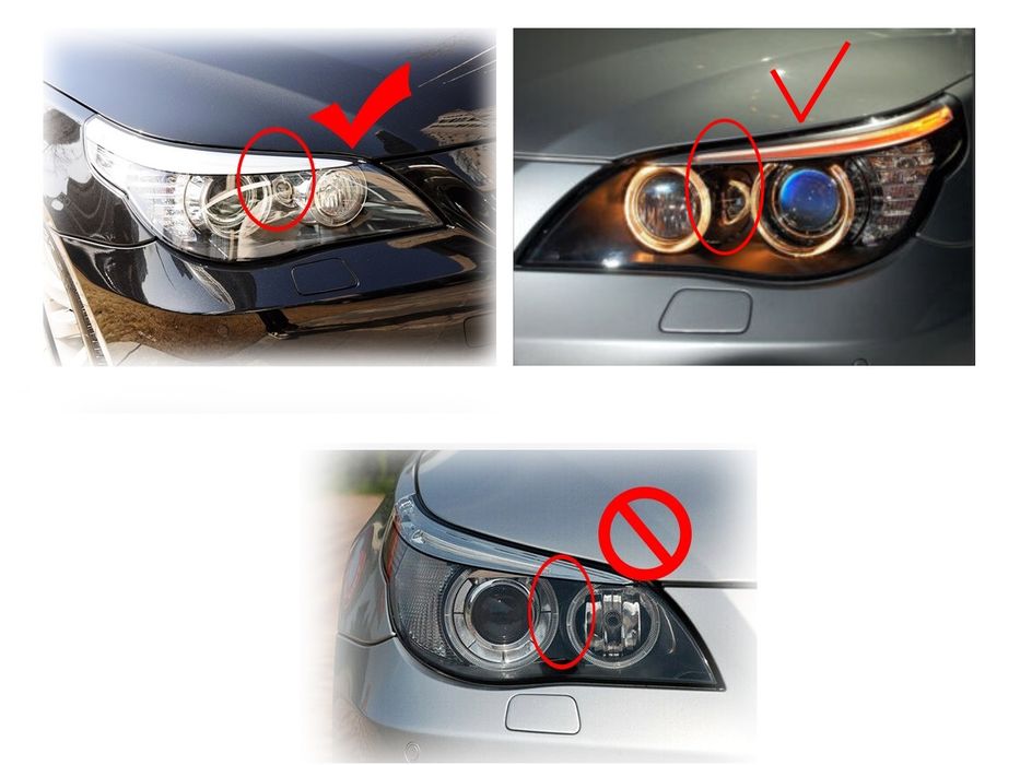 Стъкла за фарове на BMW 5 E60