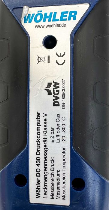 WÖHLER DC 430 - Уред за измерване херметичност