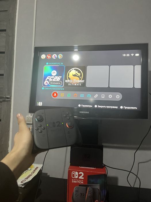 Nintendo Switch 2 игравой портатив Fc26 Mortal-11 сатып алынған