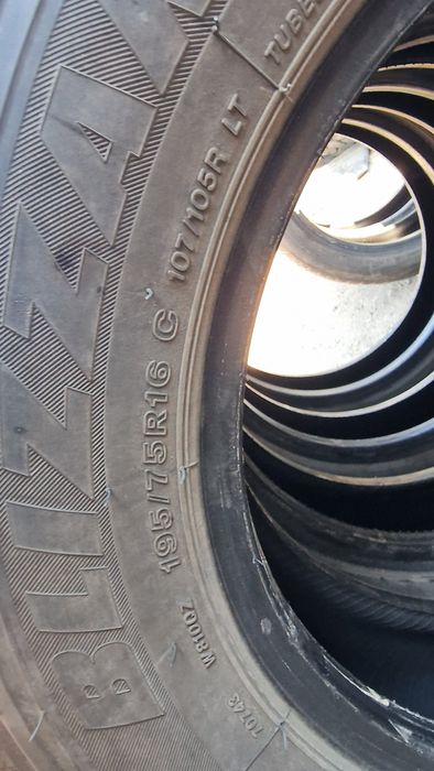 Anvelope 195/75R16C marca Bridgestone, DOT 2020,M+S,6 mm