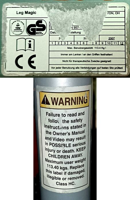 Aparat fitness pentru picioare ,,LEG MAGIC,,