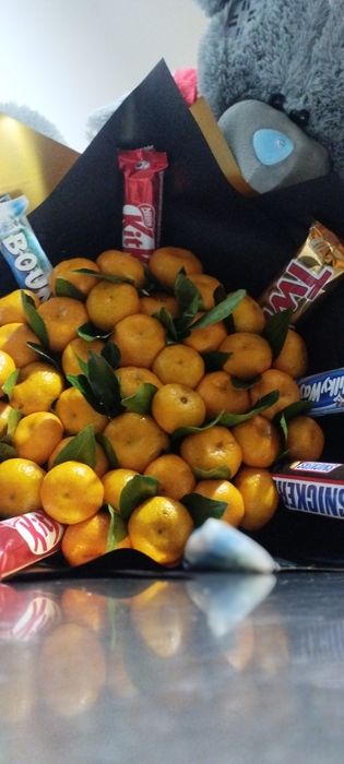 Mandarnli buketlar gul Мандарнли букет гул