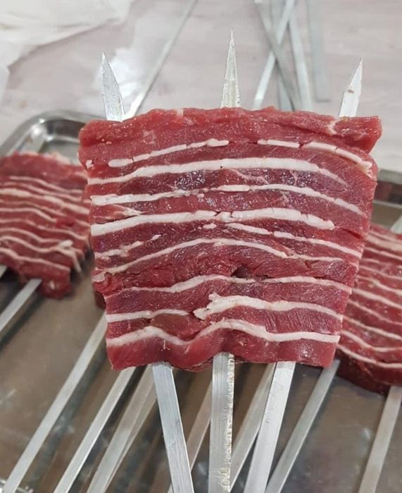 Халал шашлыки с шампуром