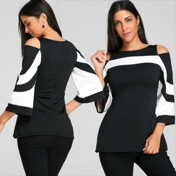 Блузка с открытыми плечиками