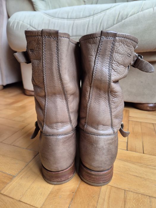 Cizme de lux damă, Luxury Frye, Made in Italia, Stil Biker - 40 /41