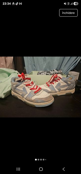 Vând adidasi off white out of office