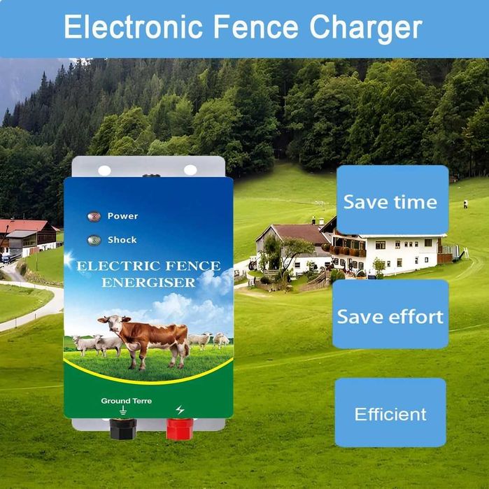 Gard electric, gard pentru fermă pentru, pentru oi, bovine, cai