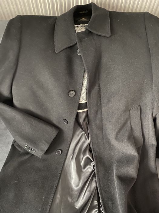 Мужское драповое полупальто