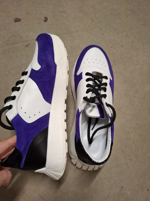 Обувки тип кец естествена кожа