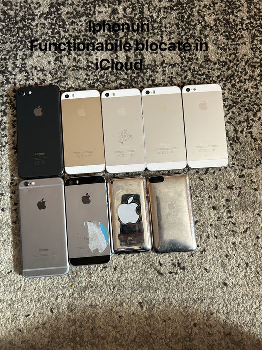 Lot iphone  Colectie 3G,4,5,6,SE+ipod  pentru colectionari sau piese