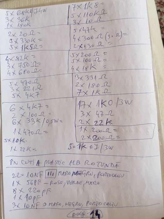 Rezistente, condensatoare,