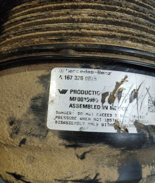 Perna aer spate stanga A 167 320 0025 Mercedes-Benz GLE prima generat