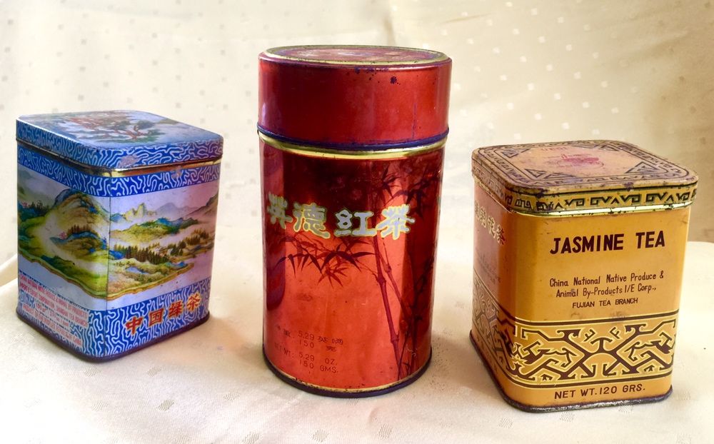 метални антични кутии за чай,китайски!