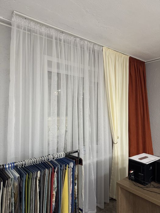 Продам шторы с тюлью в комплекте