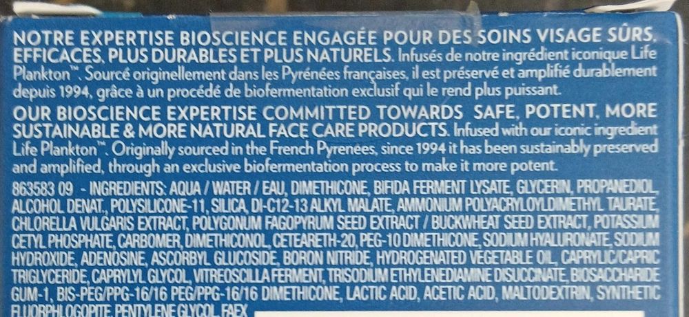 Cremă de față cu life plancton Biotherm
