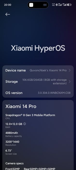 Xiaomi 14 Pro 12/256