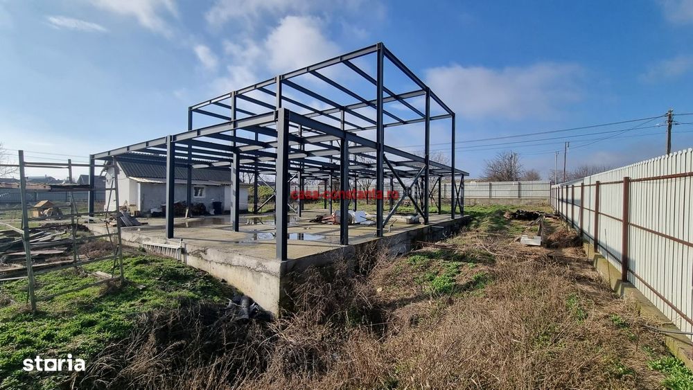 Casă P+1 pe structură metalica – teren 2.660 mp - toate utilitatile