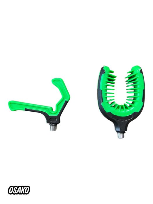 Комплект колчета и бъзбарове за три въдици , подходящи за фидер и дънен риболов в калъф