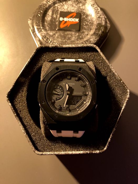 Casioak | Casio G-Shock GA-2100 Unique Black/White Mod