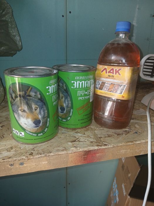 Продам краску алкидную и лак