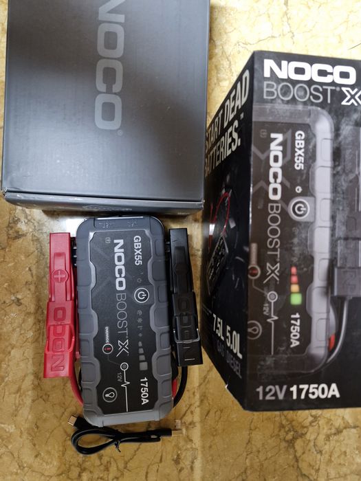 Robot de pornire Noco BOOST GBX55 Jump Starter auto 12V Lithium 1750A