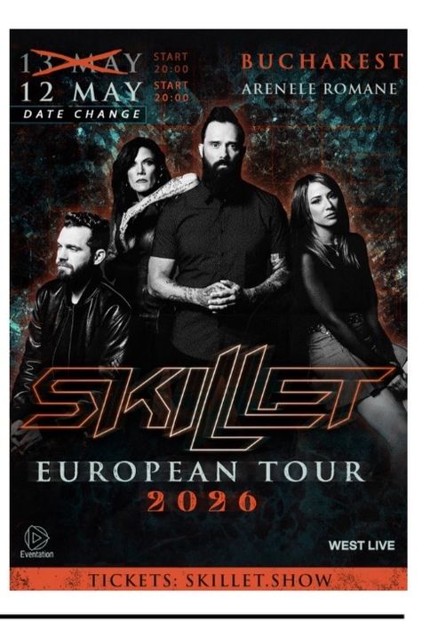Vand bilet la Skillet Golden Circle
