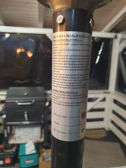 Vand incalzitor terasa nou cel mai mare model