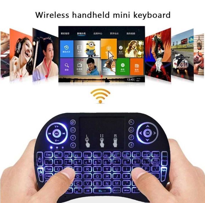 Tastatura Mini OC Tastatura TV Bluetooth universala cu Touch + Baterie