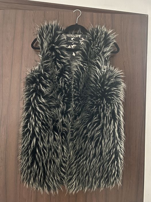 Дамски елек с косъм