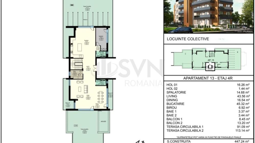 Penthouse tip Duplex I Piscina I Parcare I Terase I View superb I Pipe