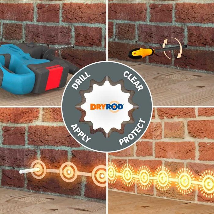 Dryrod - bariera împotriva umezelii ascendente în zidărie