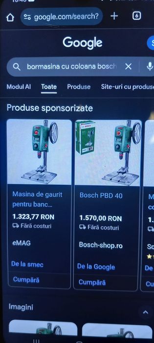 Bormașină cu coloana Bosch