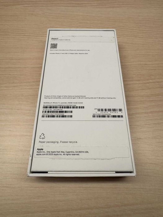 Телефон Iphone 17 на 512 ГБ