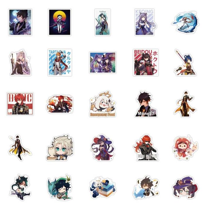 Стикеры Genshin Impact