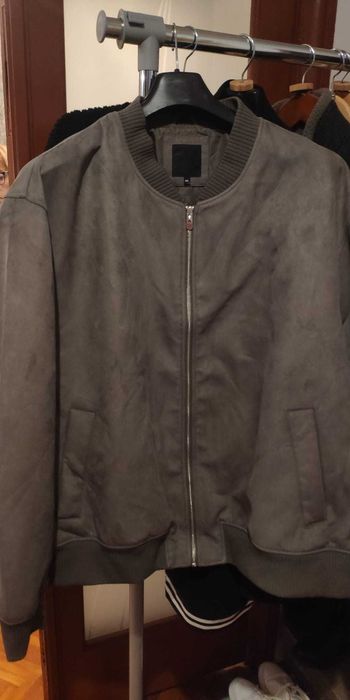 Oferta Jachetă de aviator - imitație de piele întoarsă,Marime 5 XL