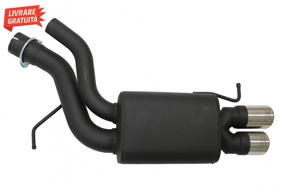 Difuzor Negru Lucios cu Sistem Evacuare BMW Seria 5 F10 (2011-2016)