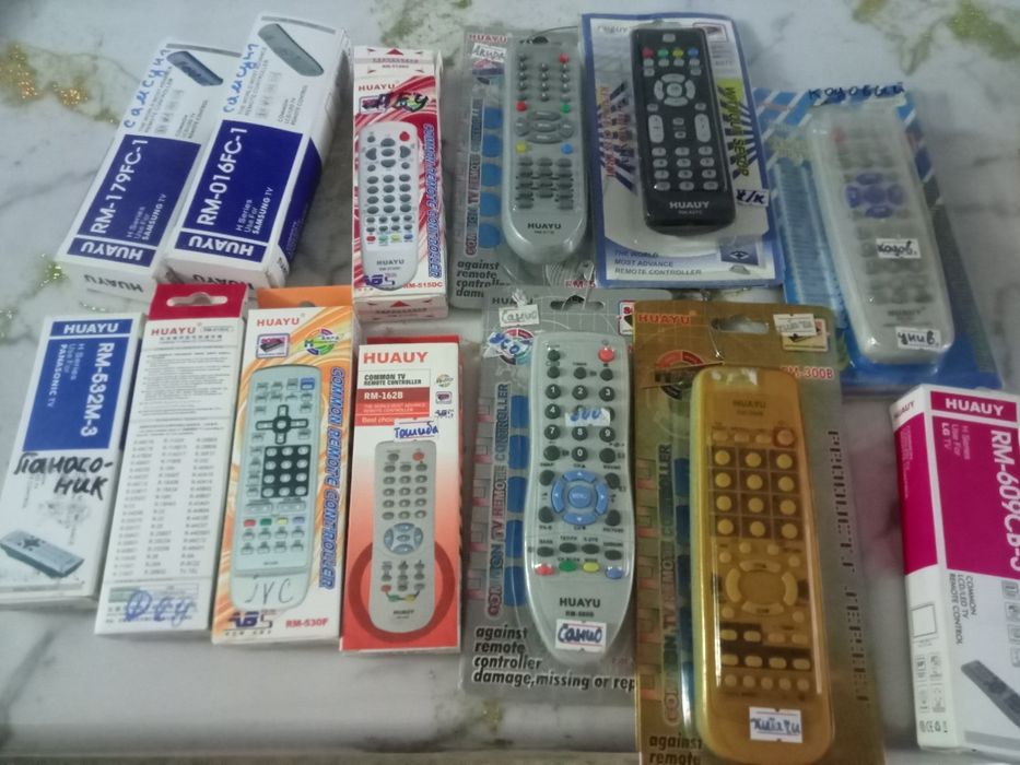 Пульты на кинескопные телевизоры