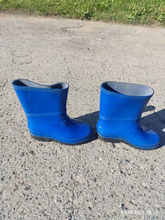 Сапоги резиновые детские