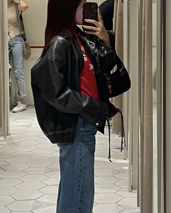 Бомбер Cropp графитового цвета