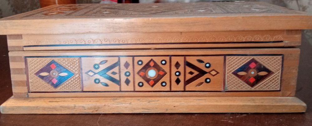 Винтажная шкатулка - Гуцульский сувенир