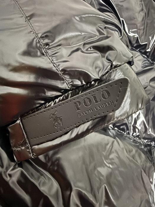 Geaca Polo Ralph Lauren - Black Glossy Puffer - L