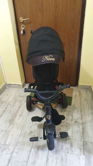 Tricicleta  pliabila ultra QPlay Nova Rubber Gold
