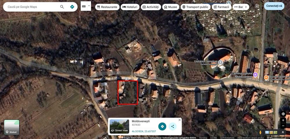 PF vand casa in loc. Moldovenesti, teren 1053mp