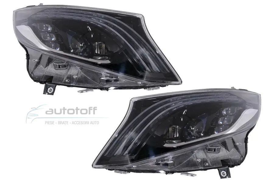 Faruri Full LED ILS compatibil cu Mercedes Vito W447 V-Class W447 (2016-2020) Negru