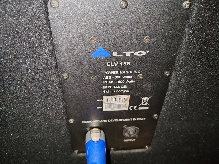 Un an nou fericit! 2xalto elv15s subwoofer + cadou un amplificator cu